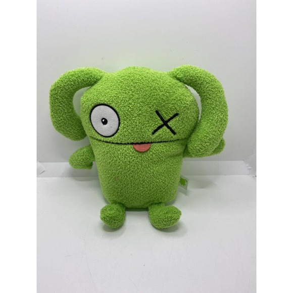 Ugly Dolls Lime Green Bunny Plush 9” Hasbro Animal Ox Plushie - Picture 1 of 4